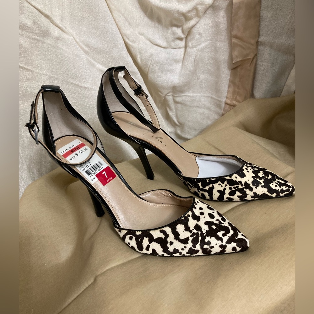Women's MARC FISHER Ankle Wrap Sling Backs  Size 7 NWT